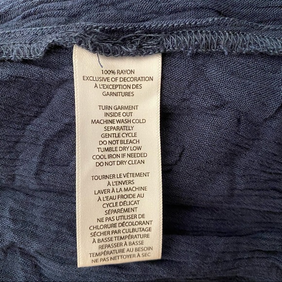 beachlunchlounge Navy Blue Embroidered Coverup Dress - Picture 13 of 13